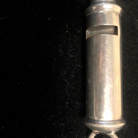 Vintage Cylindrical Metal Whistle - Picture 3 of 6